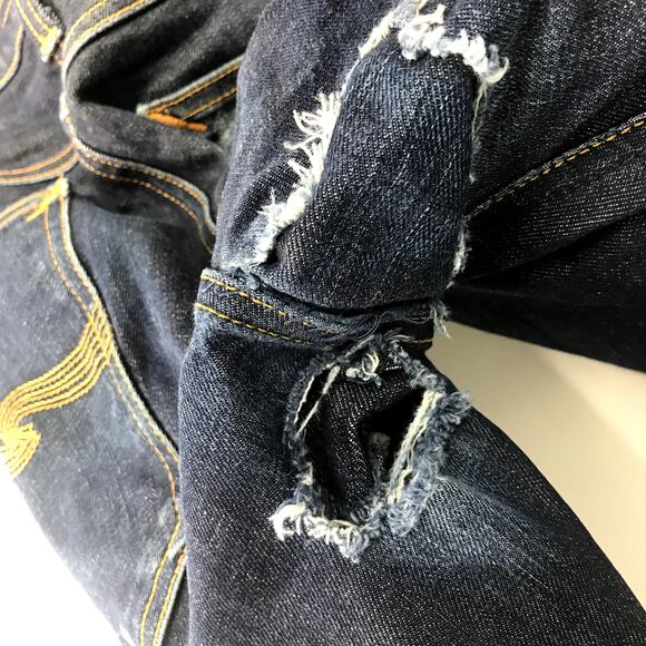 Nudie Jeans Co. Men's Lean Dean Dry 16 Dips Jeans 31x32 Tapered Stretch Denim - Picture 10 of 10